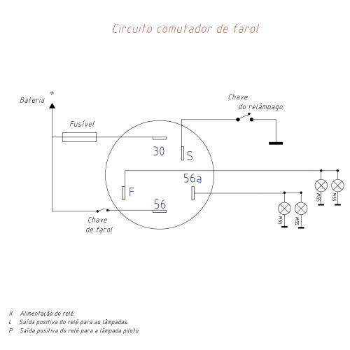 RELÉ VW FUSCA BRASÍLIA KOMBI 5 TERM