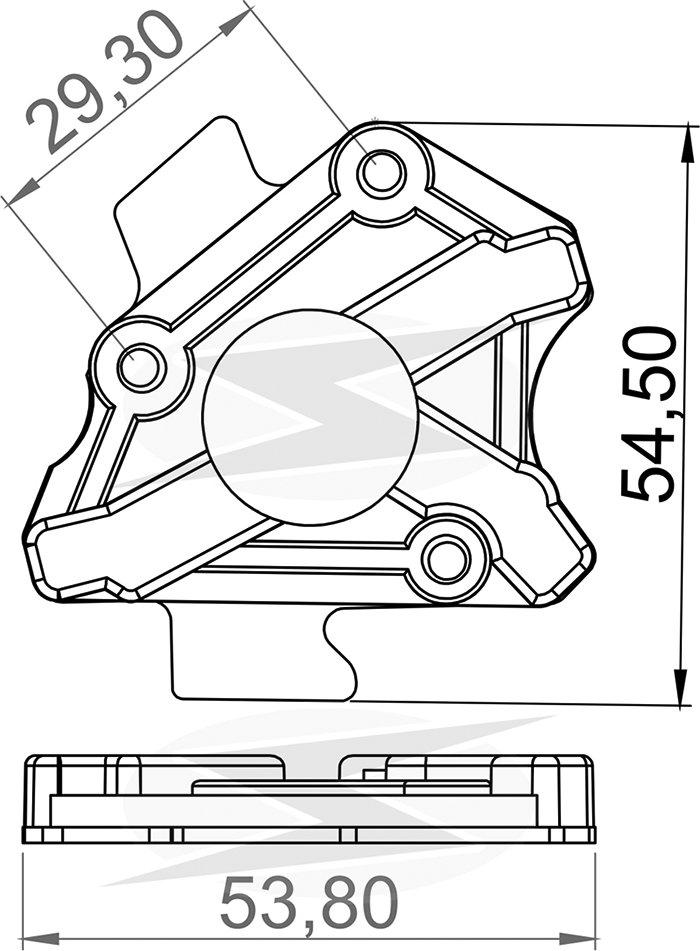 PORTA ESCOVA LIMPADOR PARABRISA DELCO GM 12V