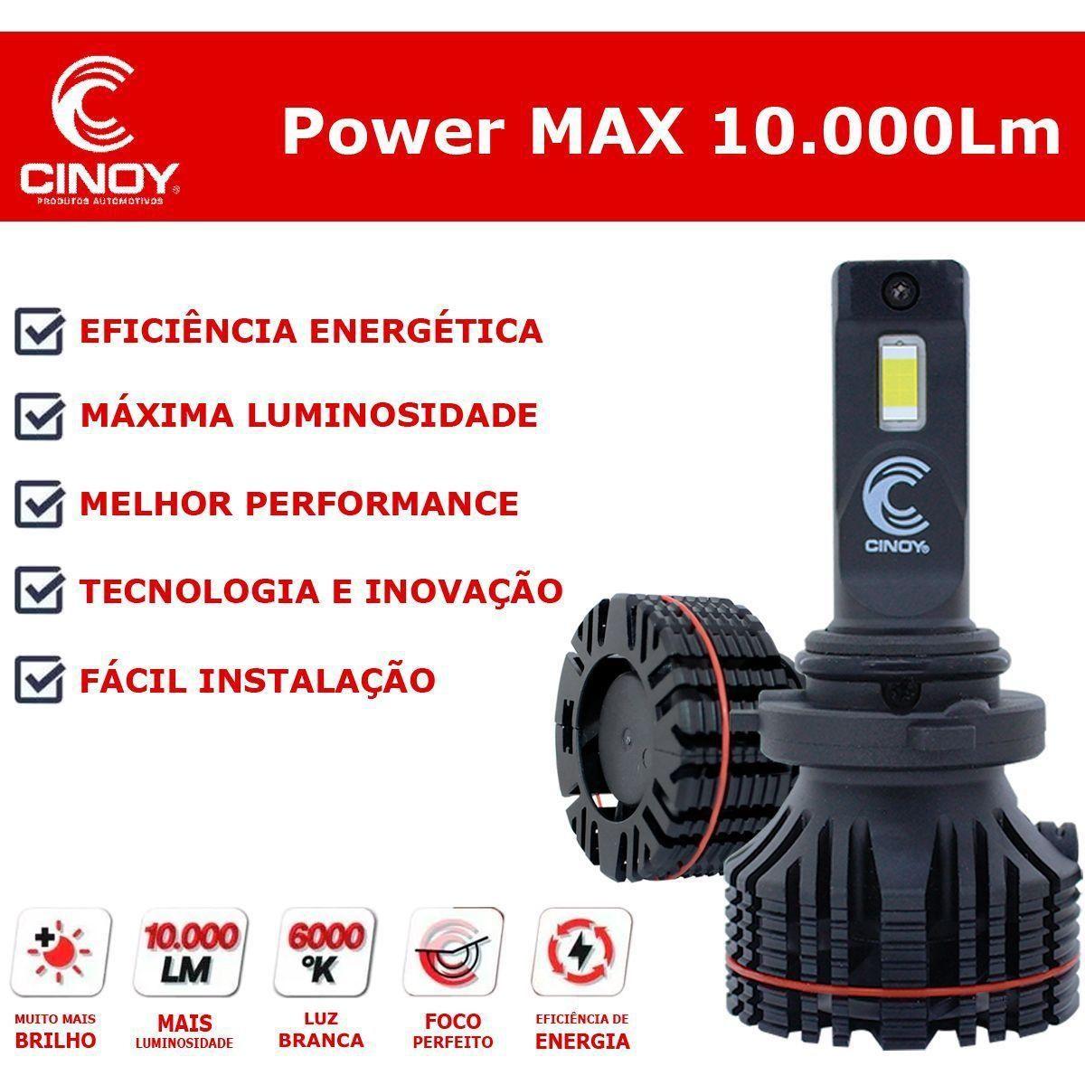 PAR LÂMPADA ULTRA LED POWER MAX CINOY H11 12V